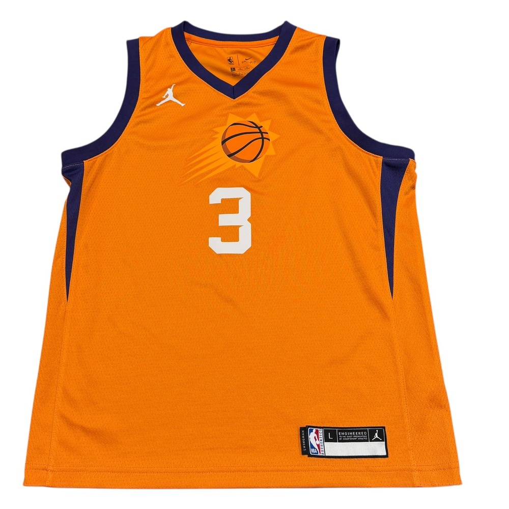 Jordan Phoenix Suns Chris Paul Jersey Youth Boys L 14-16 Orange EUC NBA Swingman